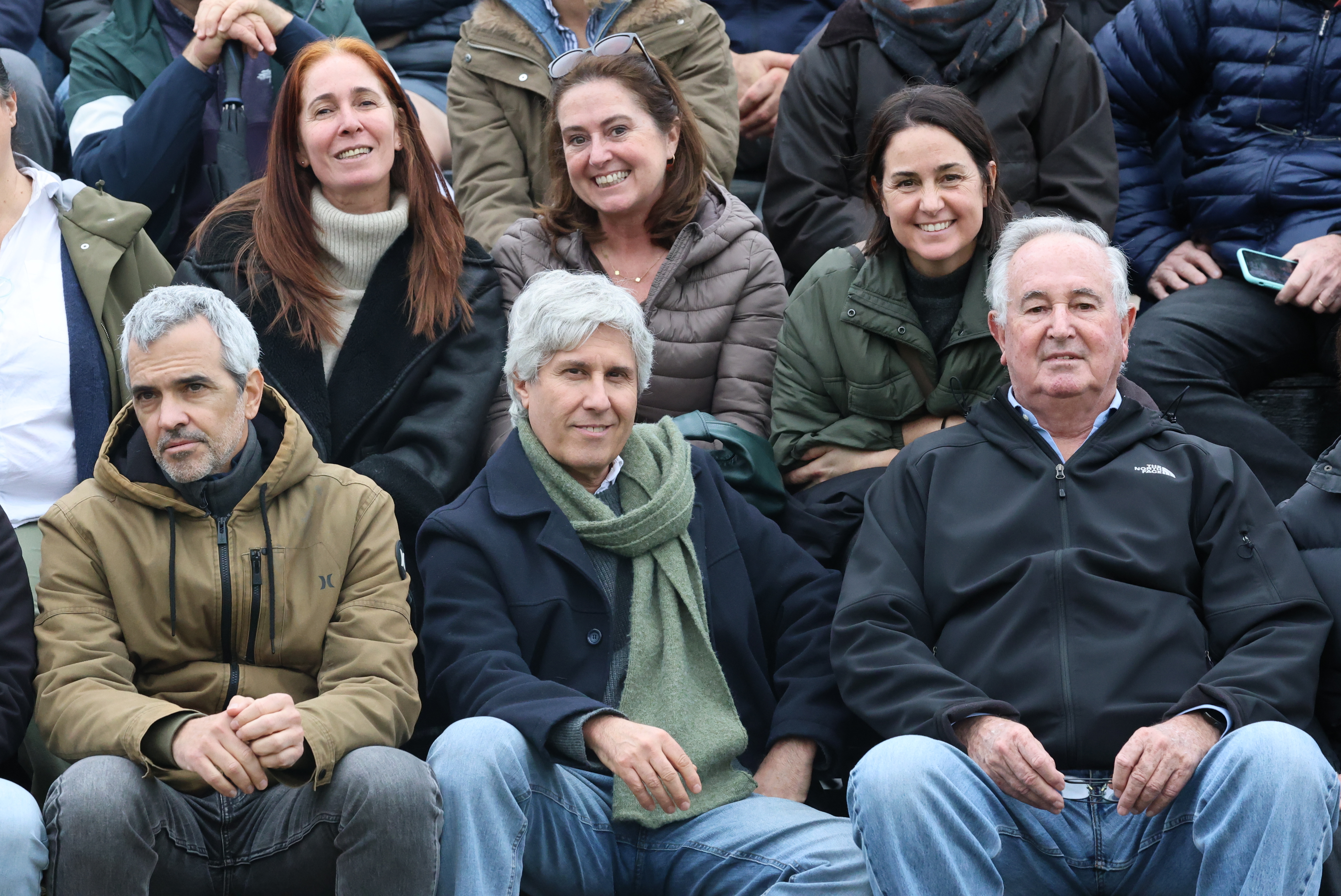 Familias del club en la tribuna